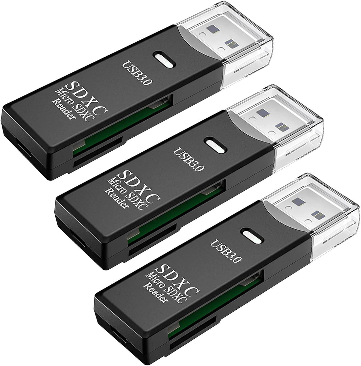 USB3.0 Micro SD Card Reader, 5Gbps 2-In-1 SD Card Reader to USB Adapter