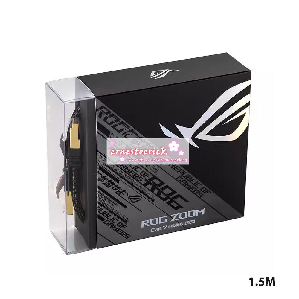 ASUS ROG Cat7 Up To 600MHz&10GB Transfer Rates Ethernet LAN Network Cable 1.5/3m