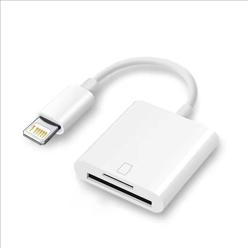 [Apple MFi Certified] SD Card Reader for iPhone/iPad,Lightning to SD Card Camera