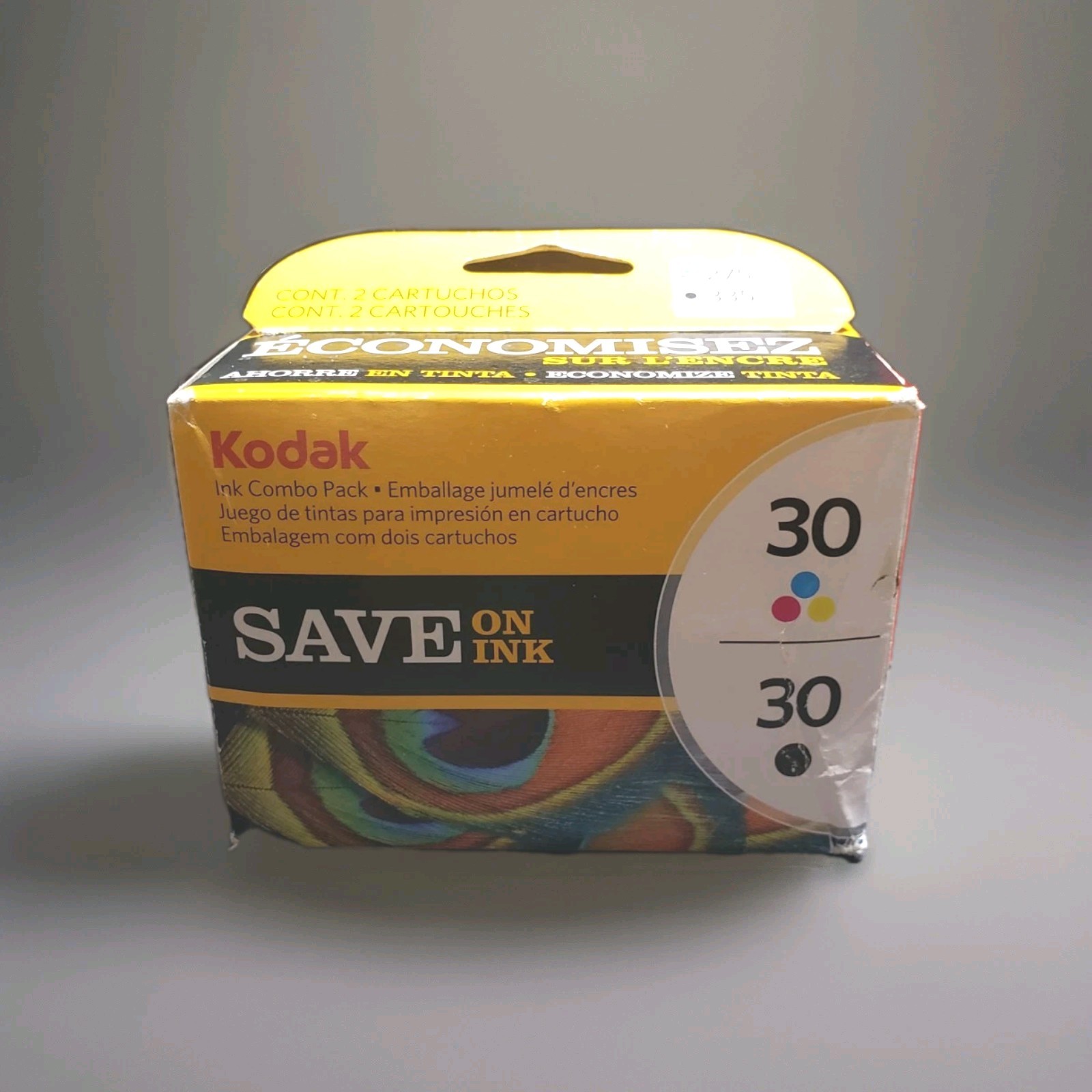 Kodak 30 Black And Tri-Color Genuine Ink Cartridges Combo Pack New 