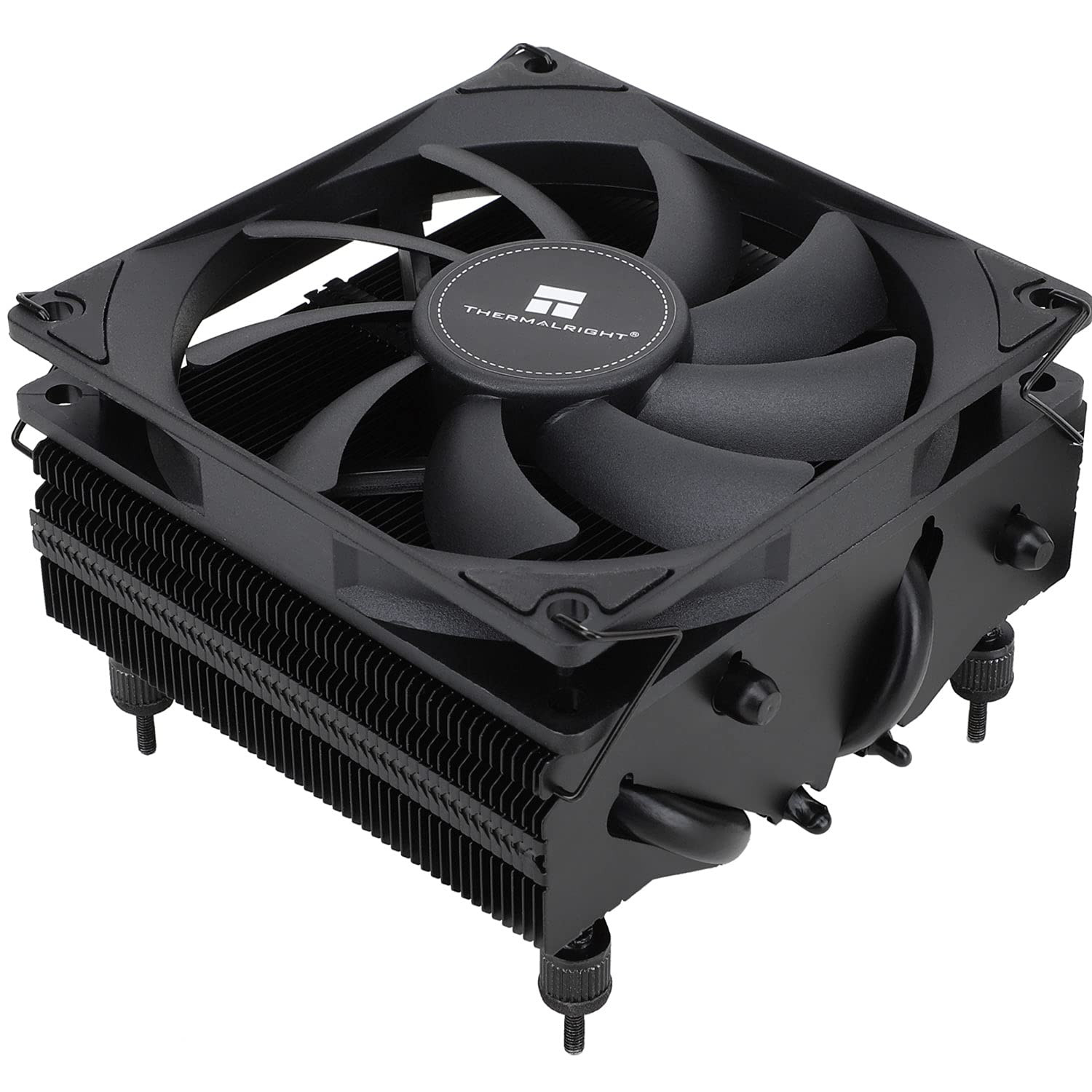 All Metal Low Profile CPU Cooler with Back Plate and Corrosion Resistance