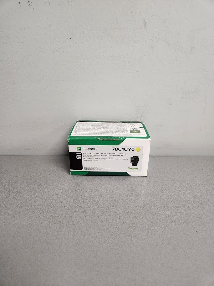 Lexmark 78C1UY0 Ultra-High-Yield Return Program Yellow Toner Cartridge, CS521dn