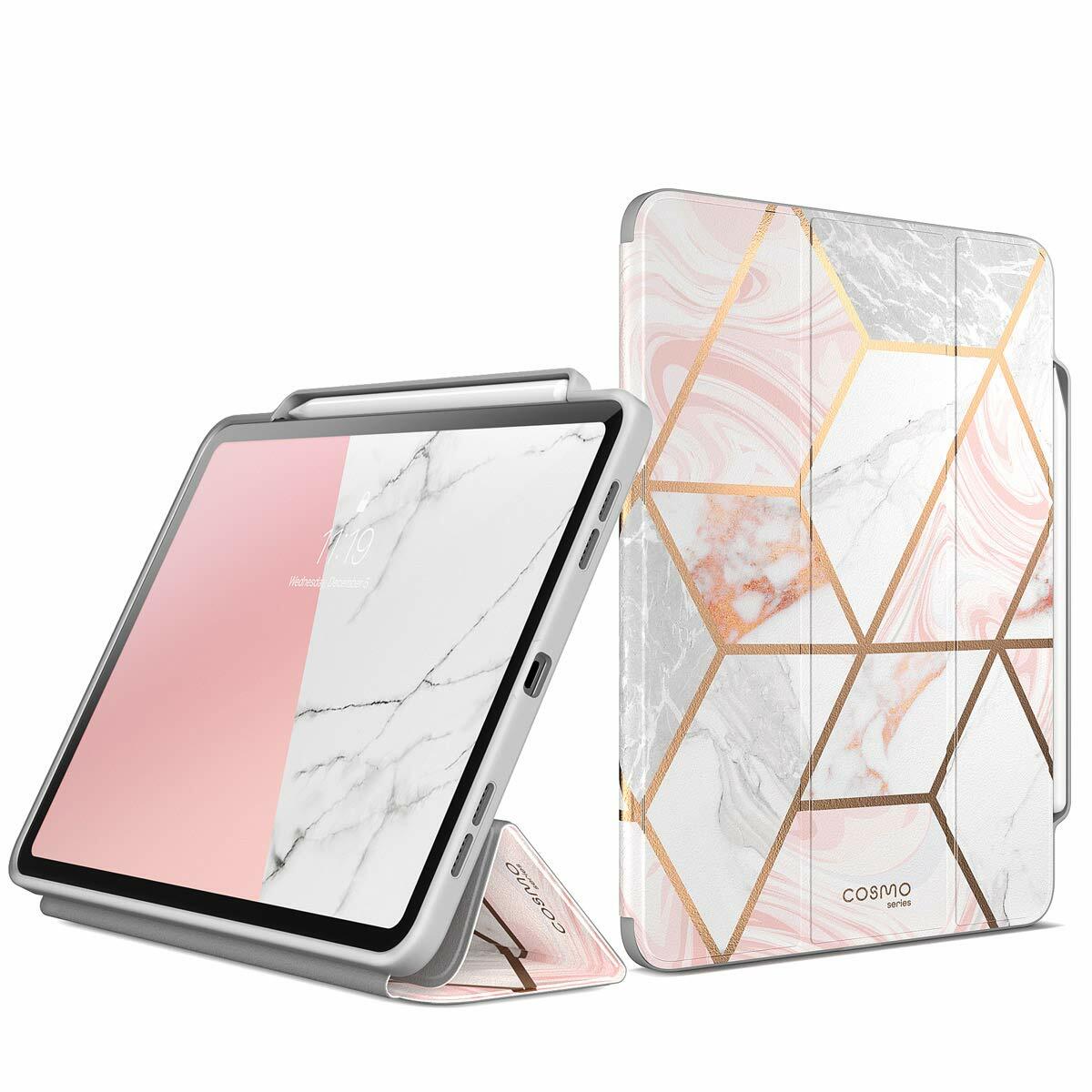 iPad Pro 11" Case 2018, i-Blason Cosmo Trifold Stand Case Cover w/ Pencil Holder