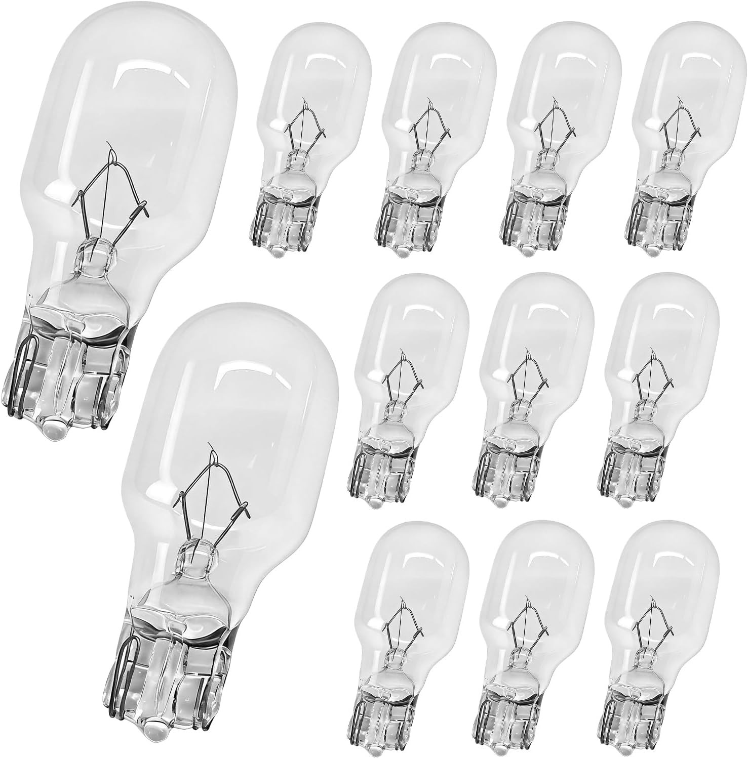 12 PCS 921 Bulbs, 12V/16W T15 Bright Light Bulb Replacement for Reverse Backup