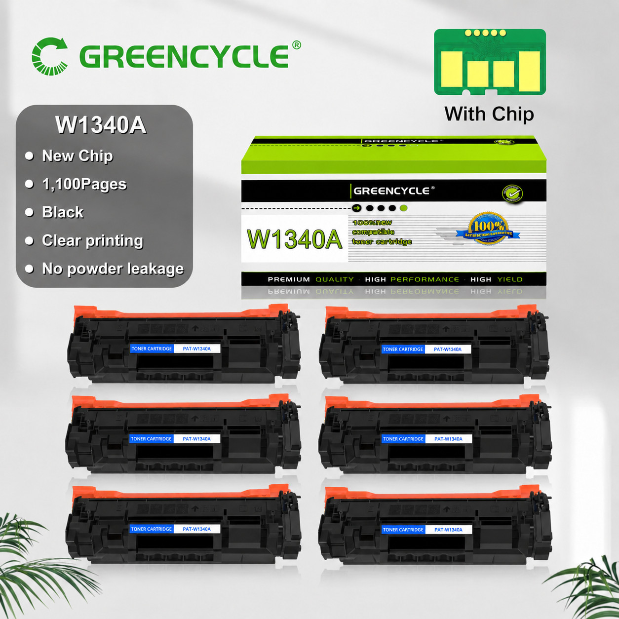Compatible 6PK 134A W1340A Toner for HP LaserJet M209dw M234dw M234sdn M234sdw