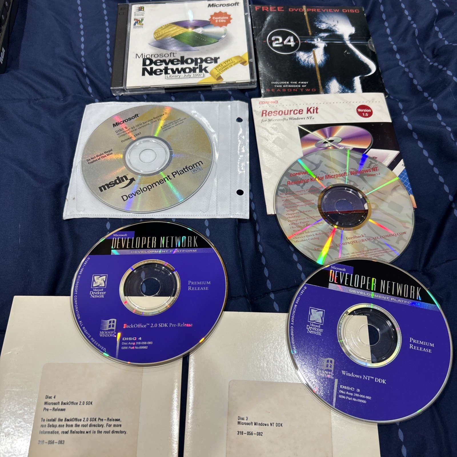 Developer Network for Windows Lot of Vintage Computer Software