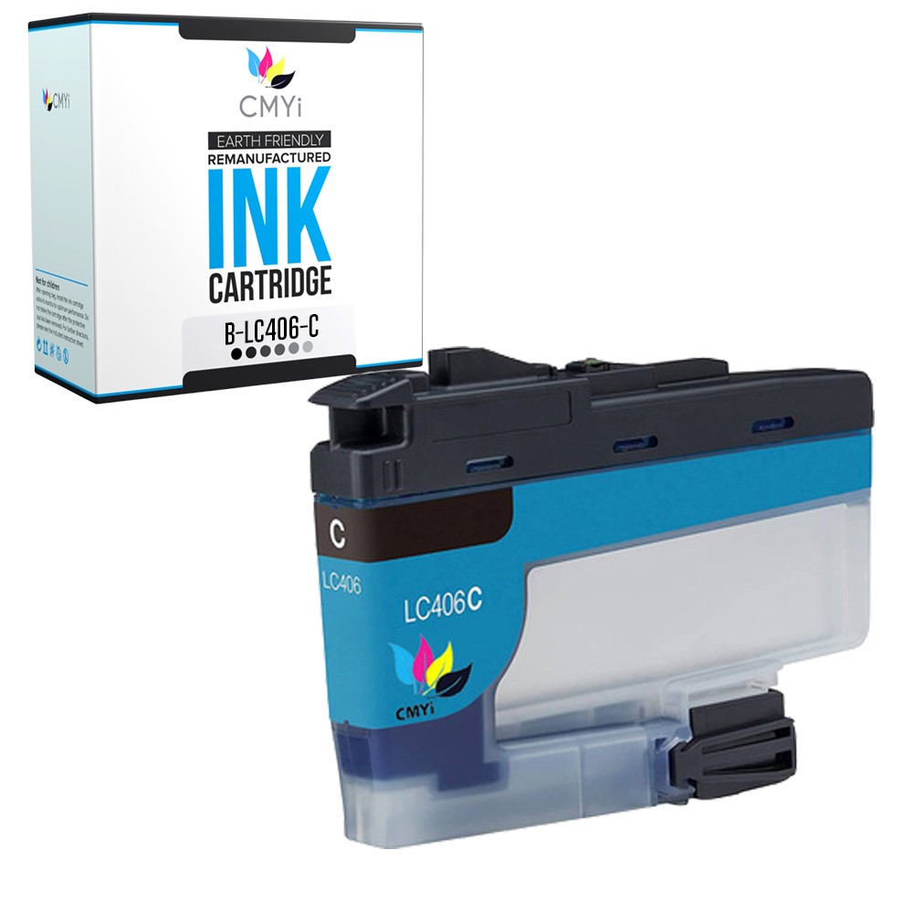 Compatible 1PK LC406 Cyan Ink Cartridge fits Brother MFC J4335DW J4340DW J4345DW