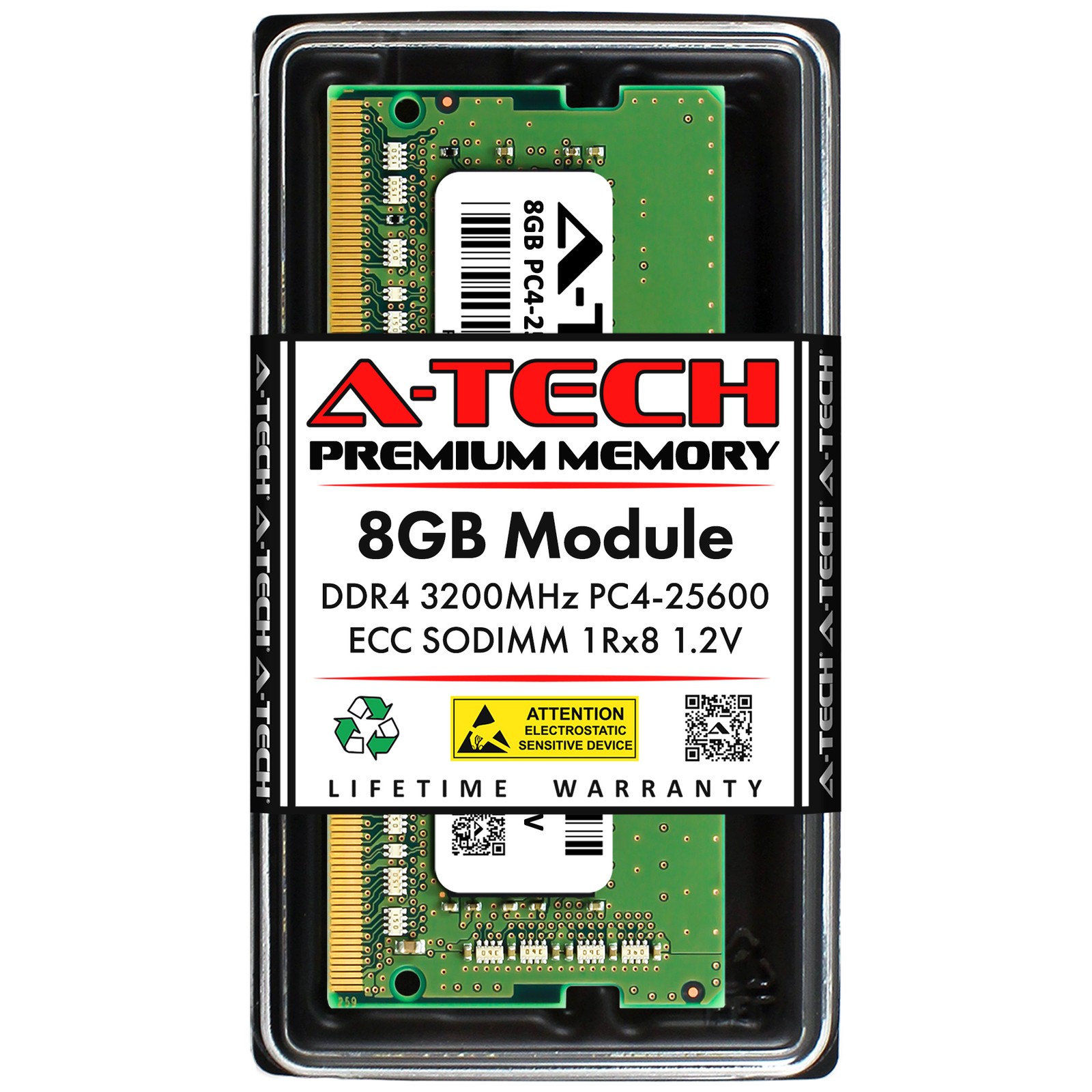 8GB PC4-3200 ECC SODIMM Synology DiskStation DS1823xs+ Memory RAM