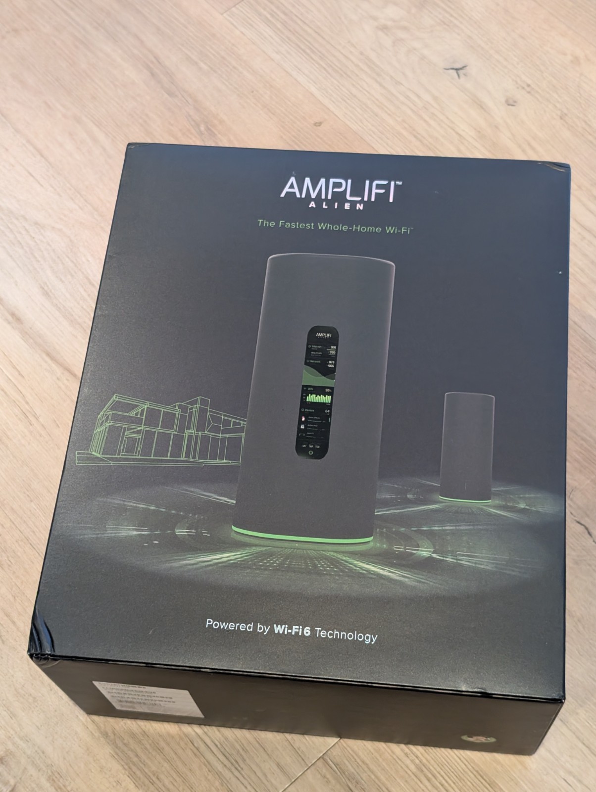 Ubiquiti AmpliFi Alien Wi-Fi 6 Mesh Router + MeshPoint WiFi