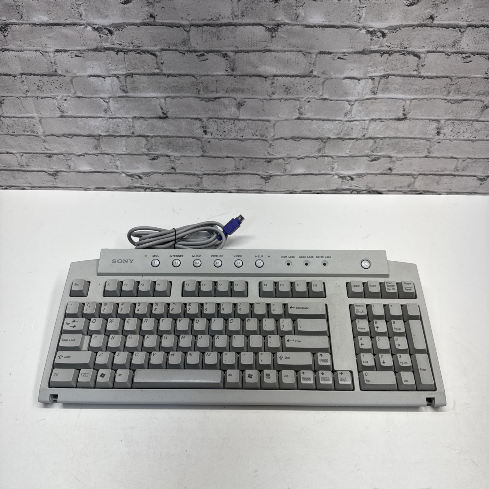 SONY VAIO PCVA-KB1P/UB WIRED KEYBOARD GRAY