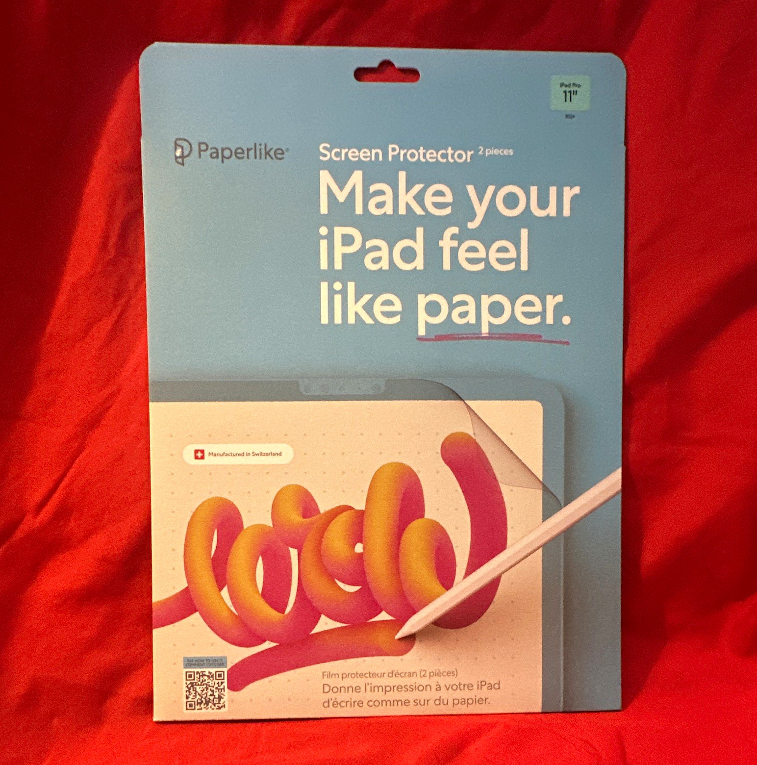 Paperlike Matte Anti-Glare Anti-Scratch Screen Protector iPad Pro 11" 2024 2pk