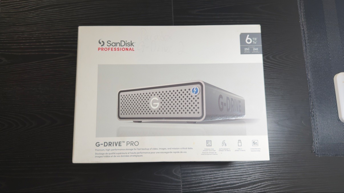 SanDisk Professional 6TB G-DRIVE PRO Enterprise Thunderbolt 3 HDD