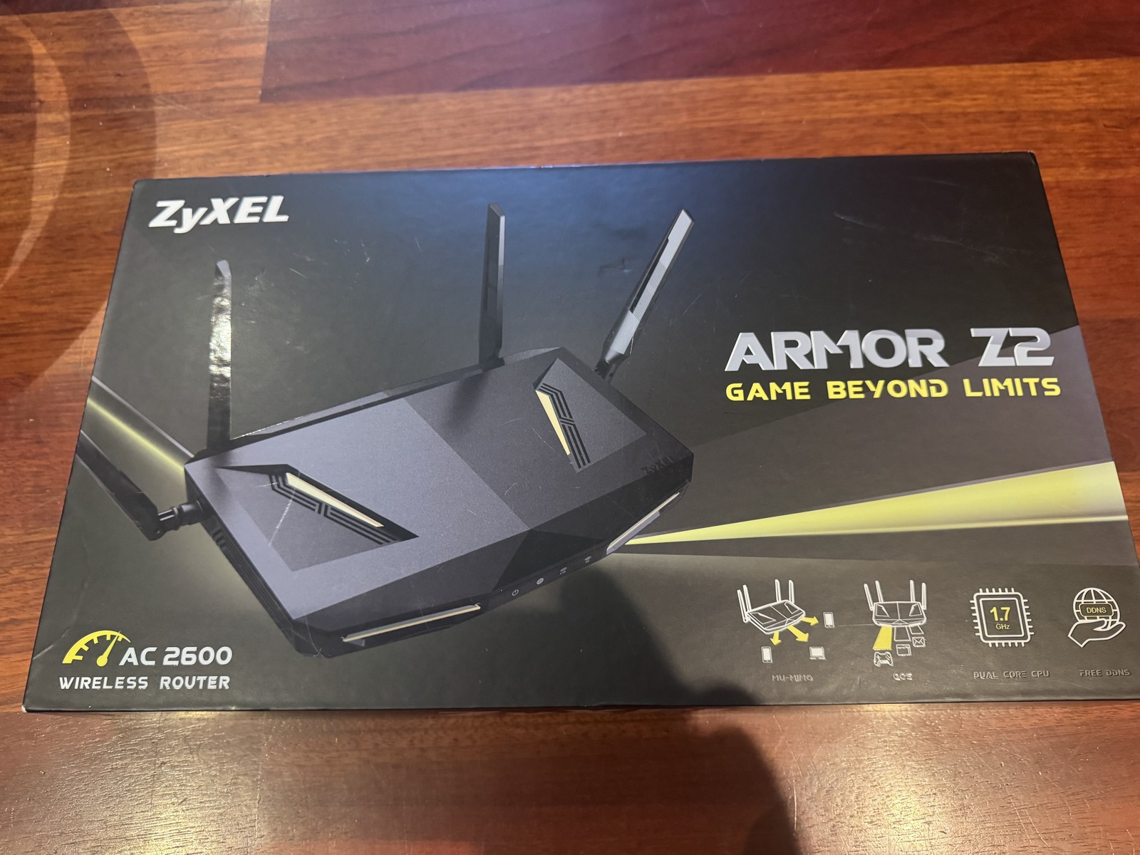 ZYXEL Armor Z2 Router NBG6817 Dual-Band 2600 Mbps for Gaming & Streaming