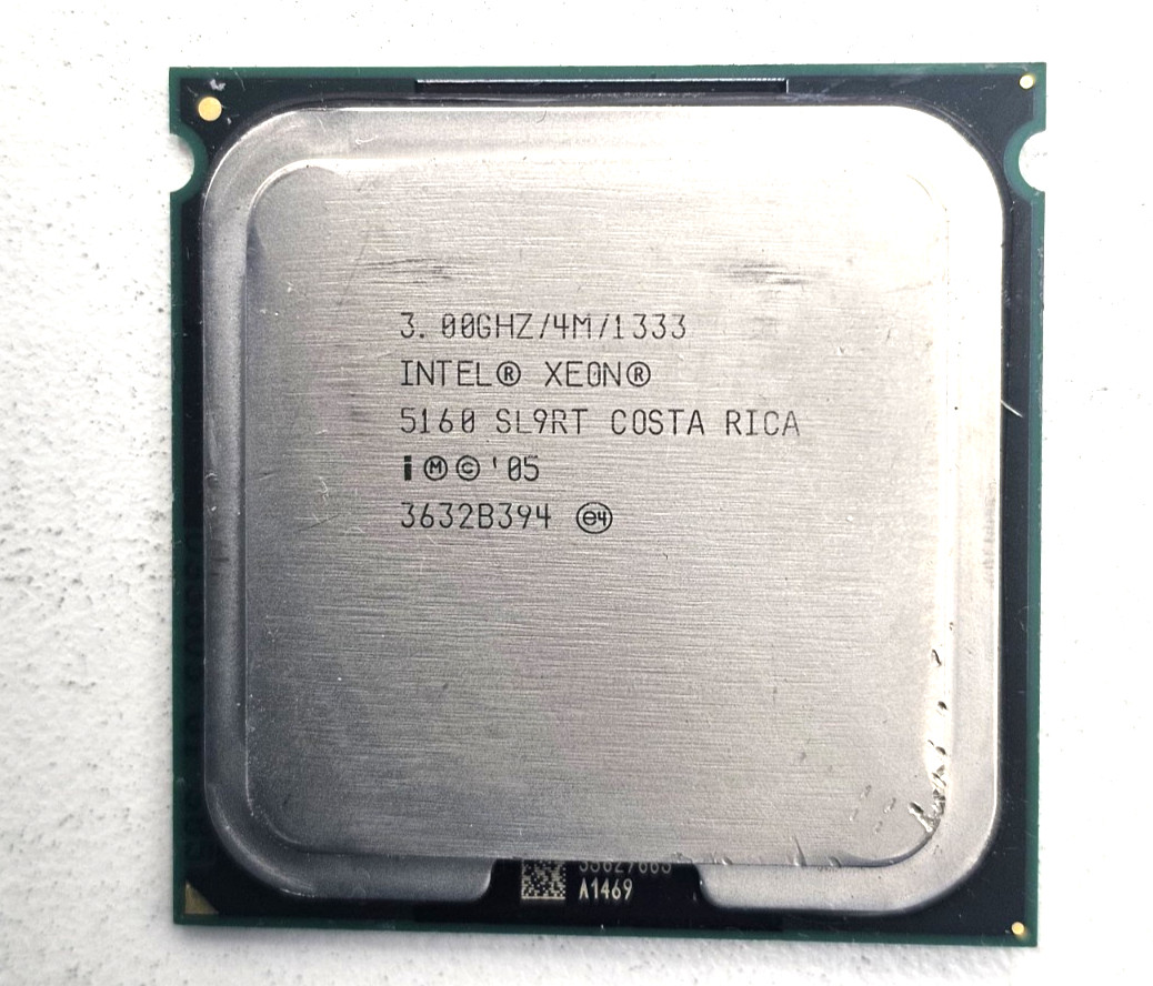 Intel Xeon 3.00GHZ/4M/1333 5160 SL9RT COSTA RICA 3632B394 Tested
