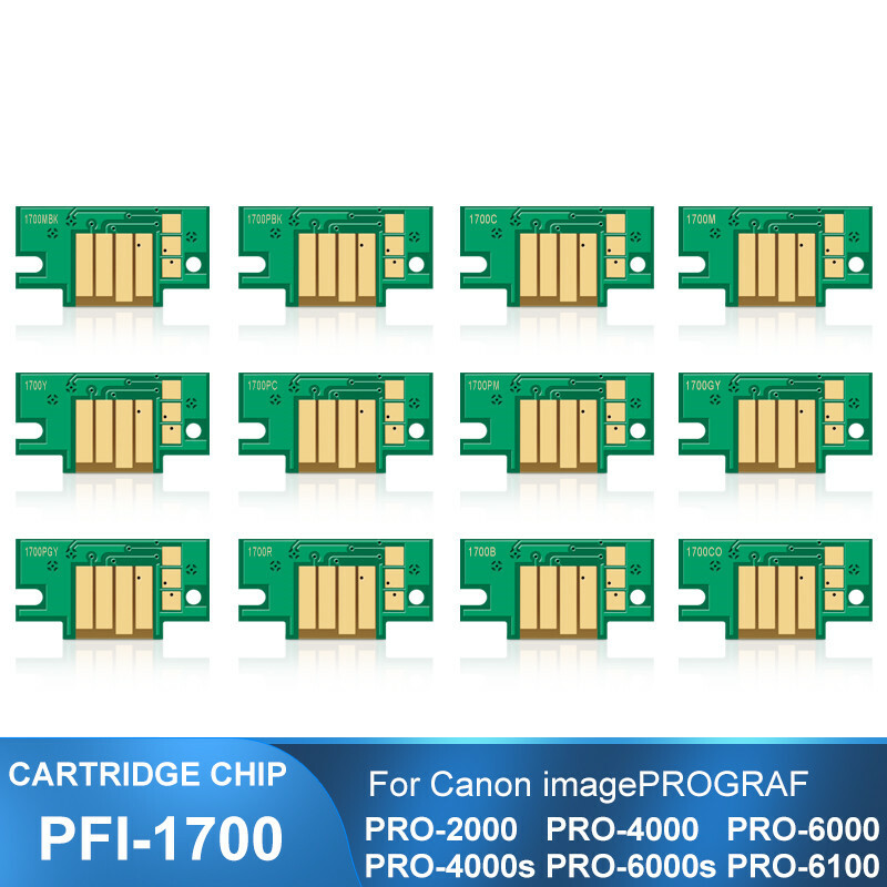 PFI-1700 Chip Permanent For Canon PRO-2000 PRO-2100 4000 4000S PRO-6000 PRO-6100