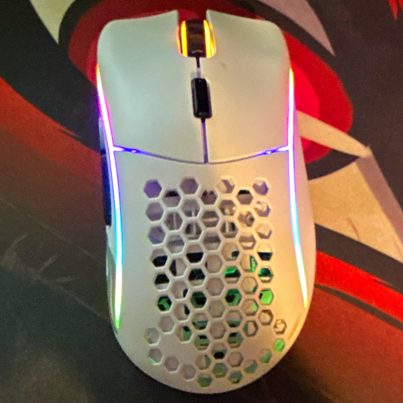Redragon M686 White RGB LED Wired/Wireless Optical Gaming Mouse 16000 DPI