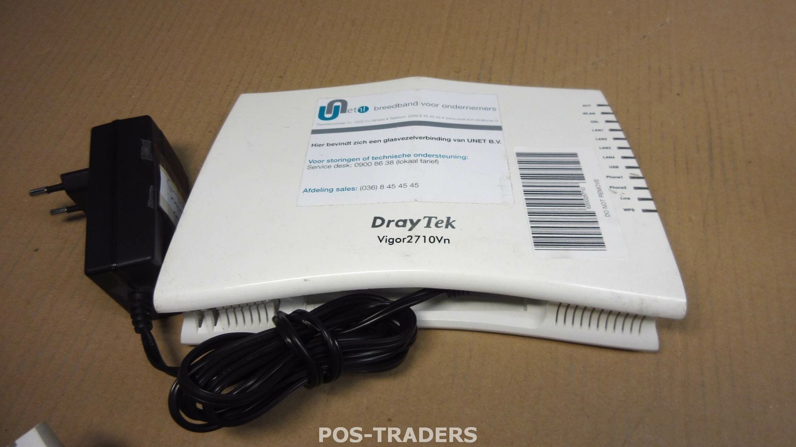 Draytek Vigor 2710Vn WiFi ADSL Router 10/100 Wireless 300Mbps MIMO 802.11n + PSU