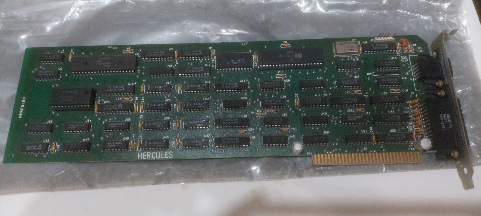 Vintage Original Hercules Graphics Card ISA 8-Bit - GB102 Rev B (1985) Untested