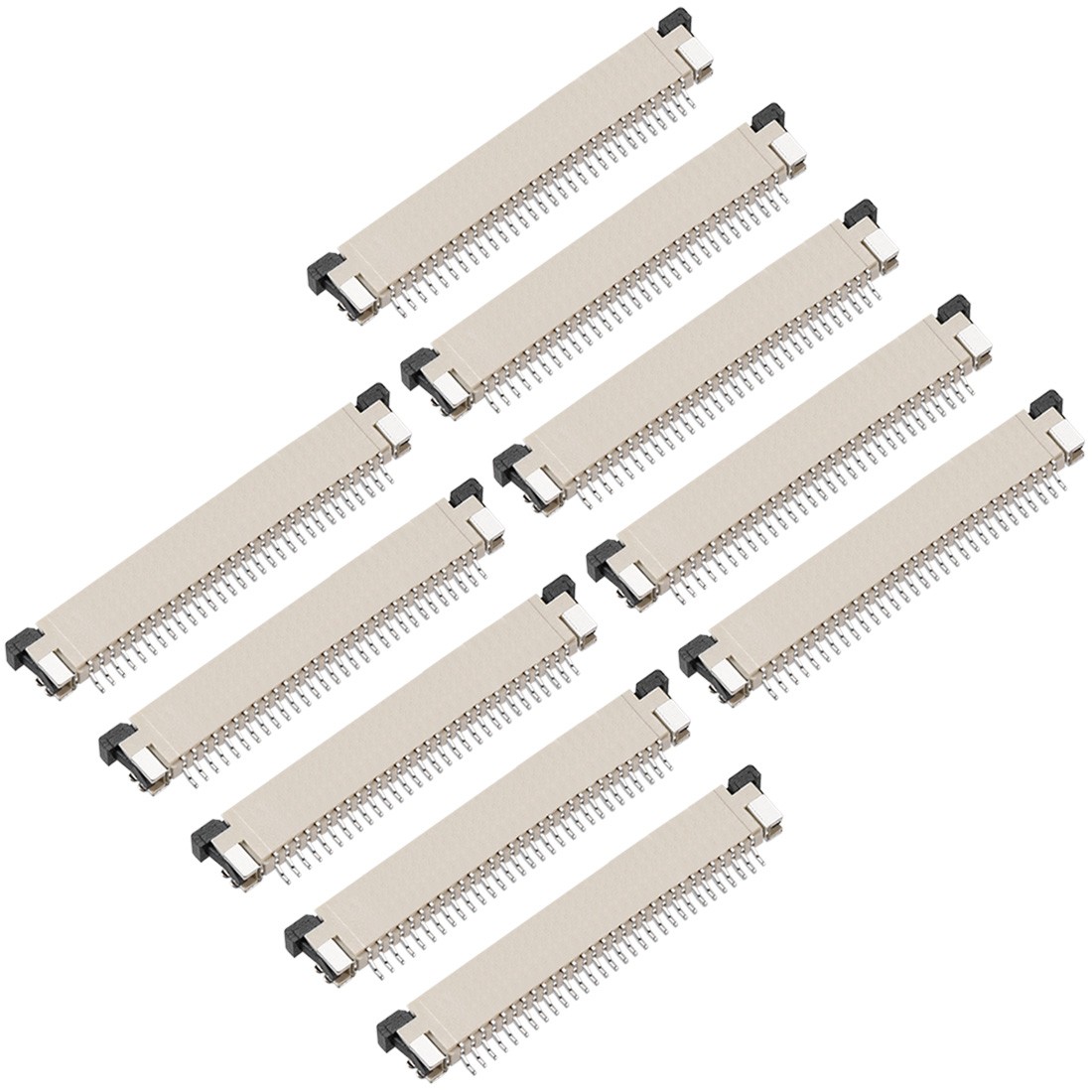 FFC/FPC Connector 30Pin Pitch 1.0mm Top Contact Pick Drawing Socket 10Pcs