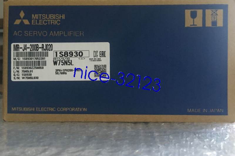 1PC MITSUBISHI MR-J4-200B-RJ020 Servo Drive MRJ4200BRJ020 New Expedited Shipping