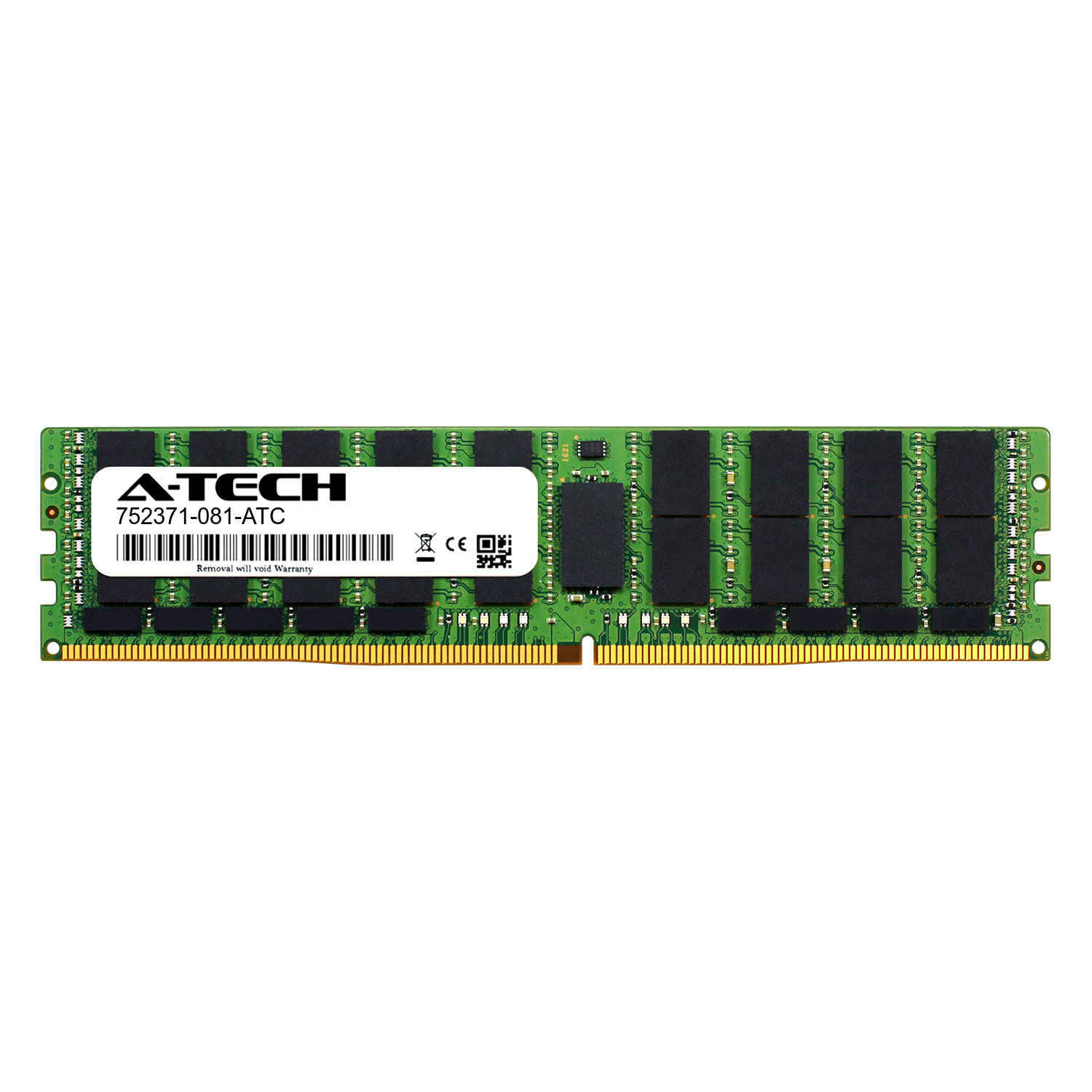 16GB DDR4 PC4-17000 ECC LRDIMM (Replacement for HP 752371-081) Server Memory RAM