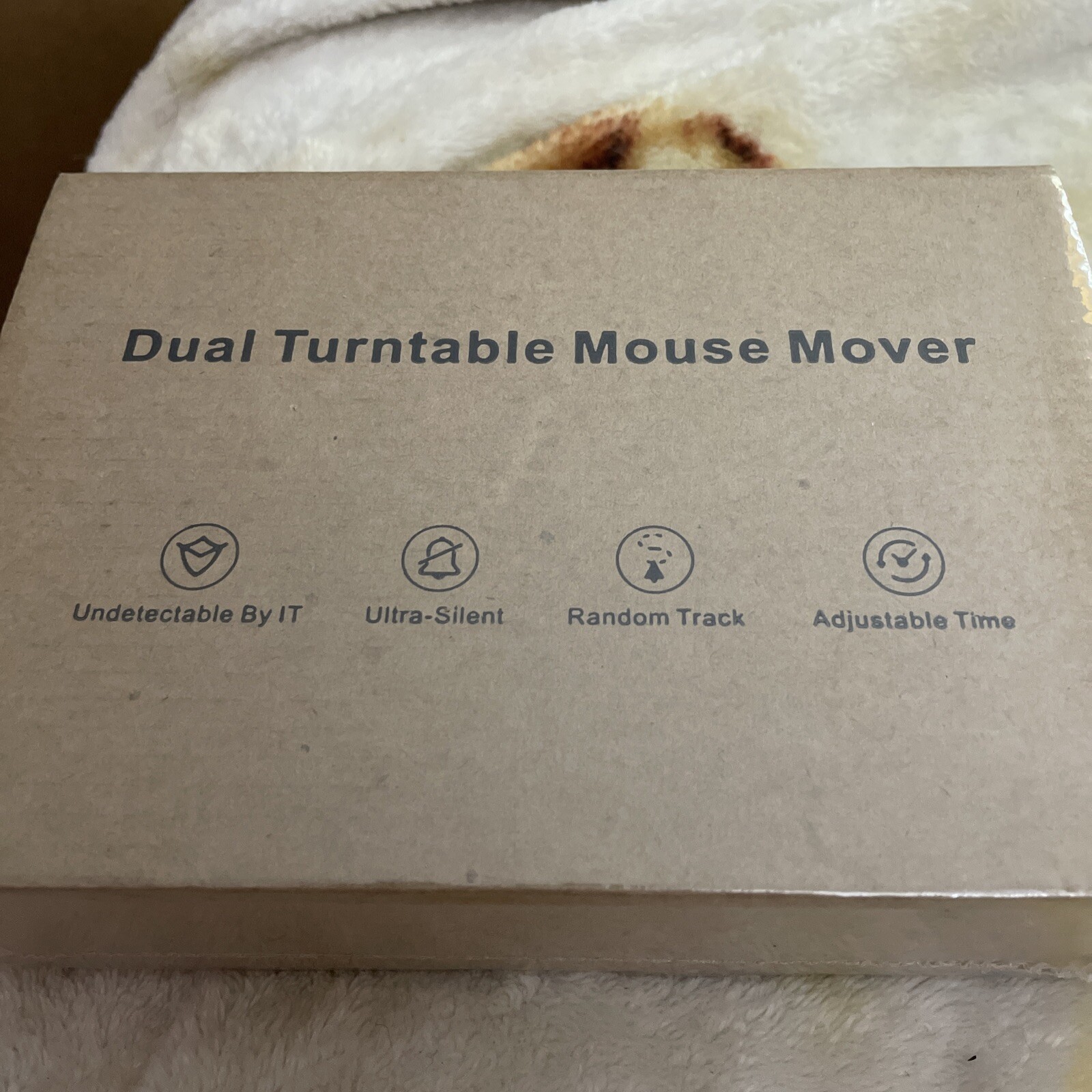 STARVIKY Dual Turntable Mouse Mover Jiggler - Silent Movement