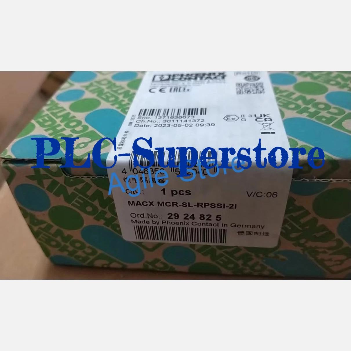 Brand New PHOENIX CONTACT MACX MCR-SL-RPSSI-2I 2924825 Isolator Module