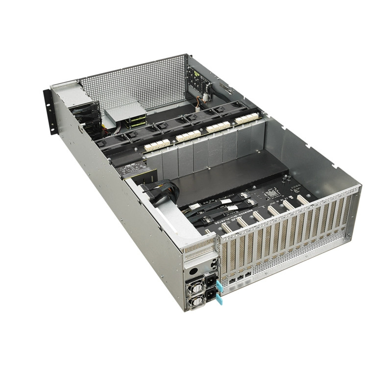 ASUS ESC8000-G4 8GPU 8X2.5" Server/3X 2200W PSU/2X8160 CPU/128G 2400MHz RAM-
