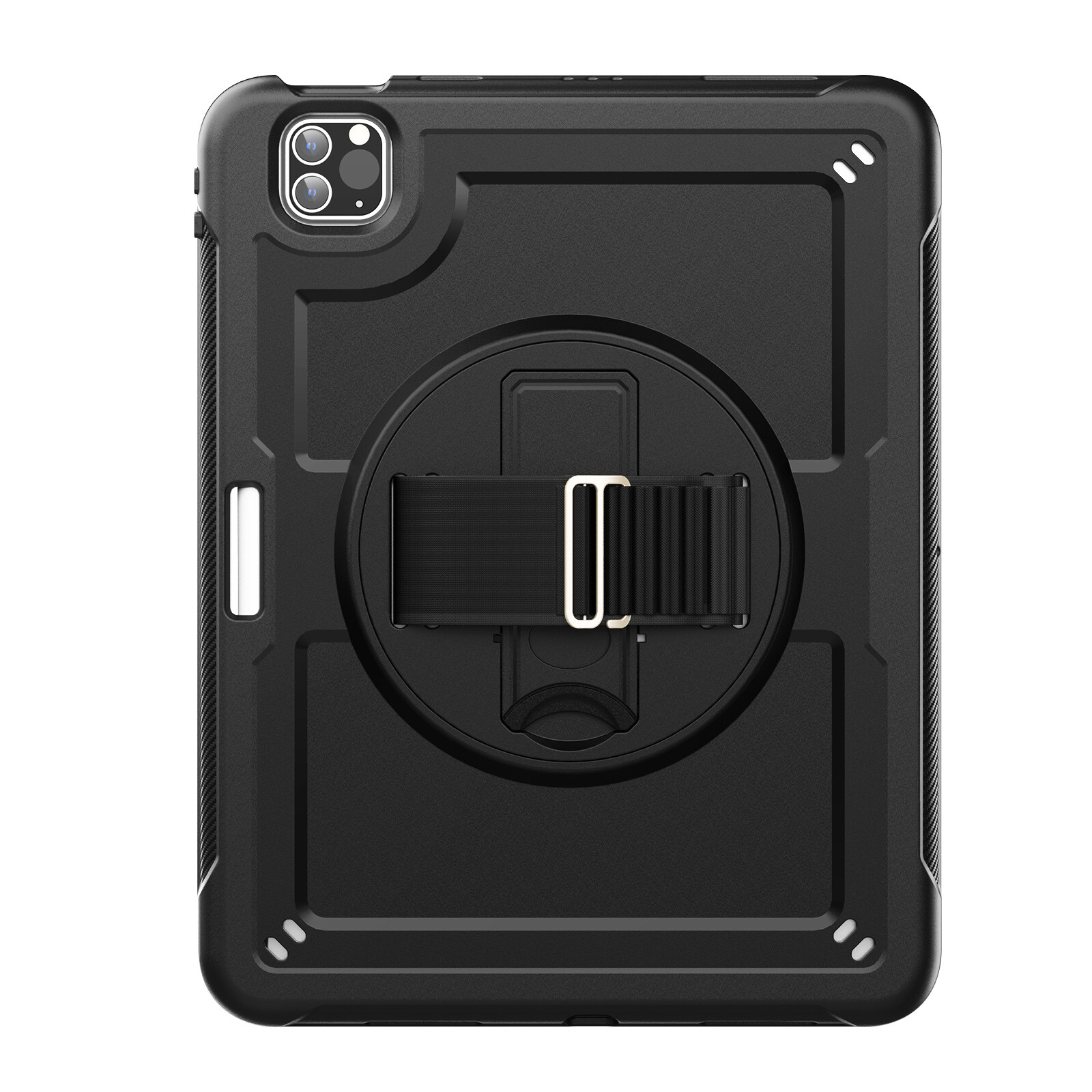 For iPad Air M4 2026/Pro M5 11/13" Shock Resistance Armor Rotate Hand Strap Case