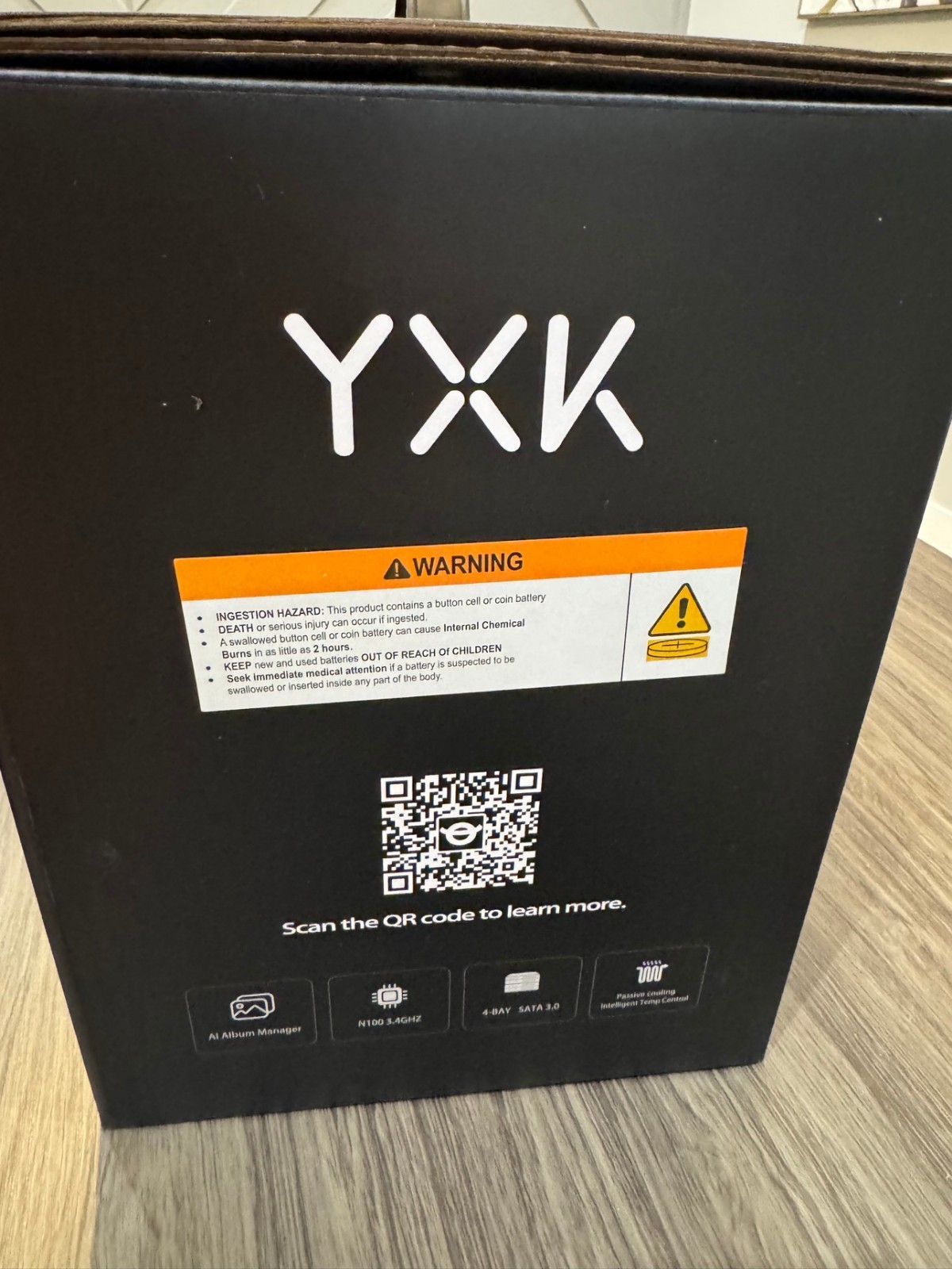 YXK Iron Cow Zero 1 Pro AI NAS 4-Bay Private Cloud Intel N100 8GB RAM 2x 2.5GbE