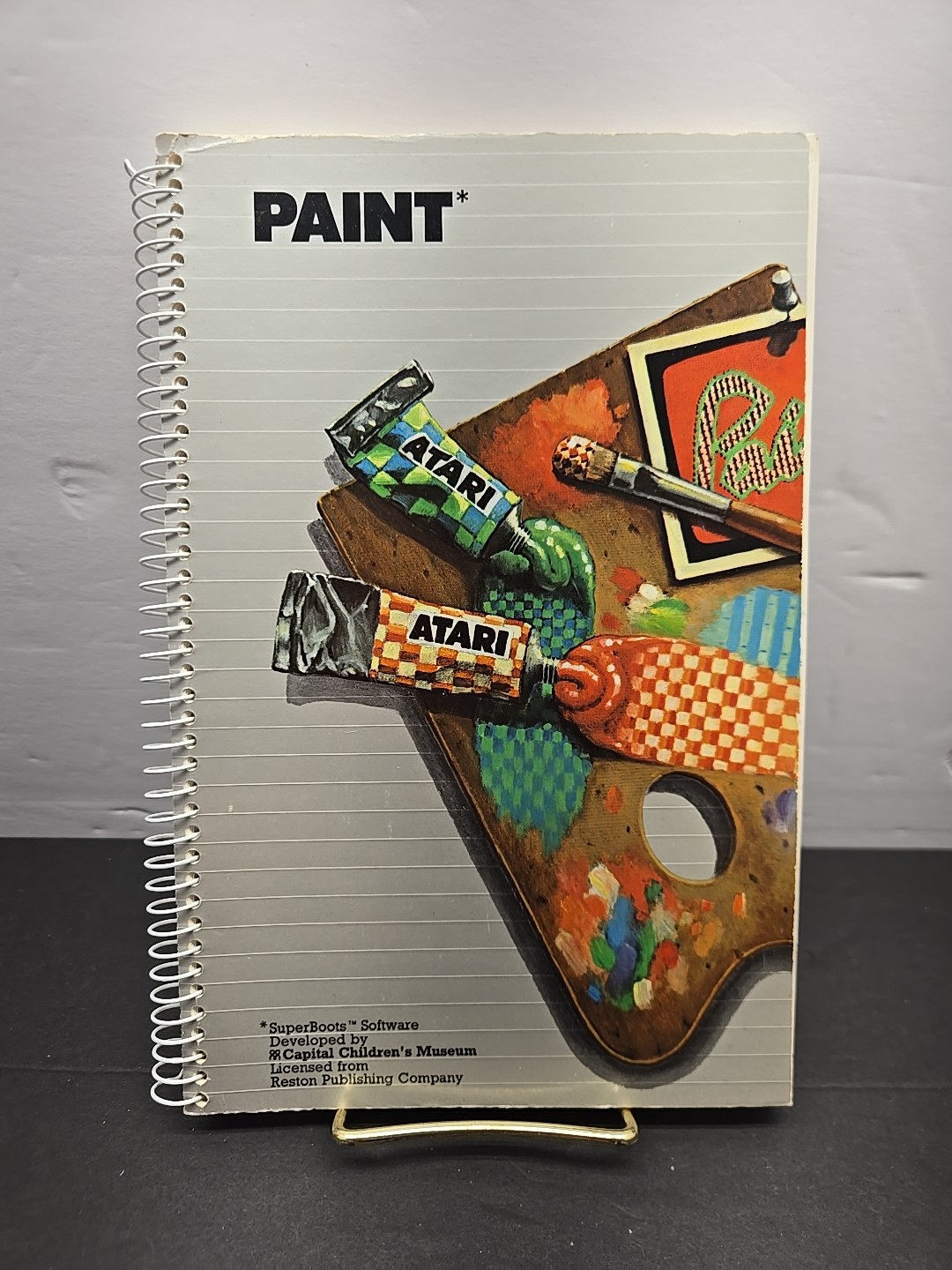 Paint SuperBoots Software How To Manual For Atari Home Computer 1983 Manual Only
