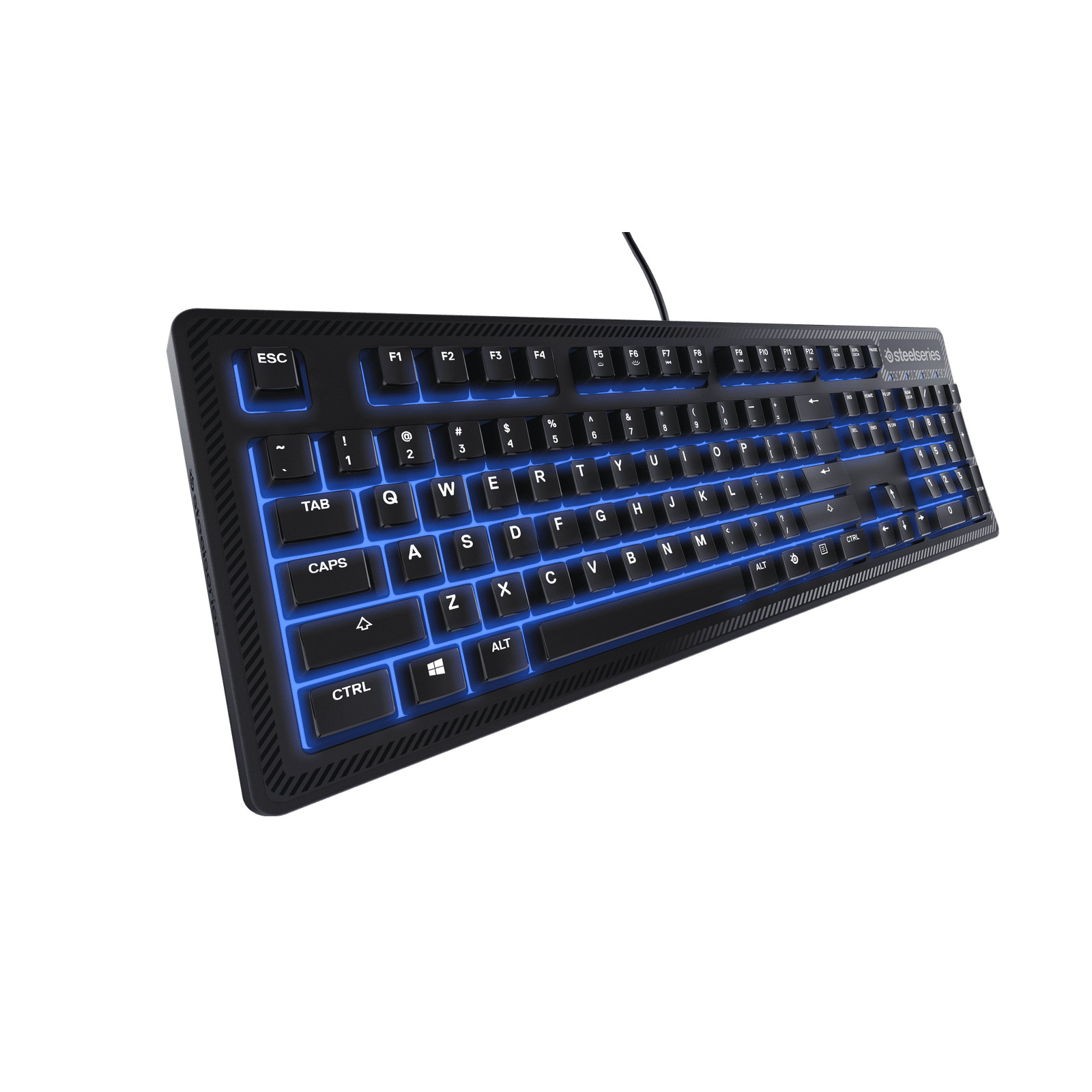 Apex 100 Gaming Keyboard - Tactile & Silent - Blue LED Backlit