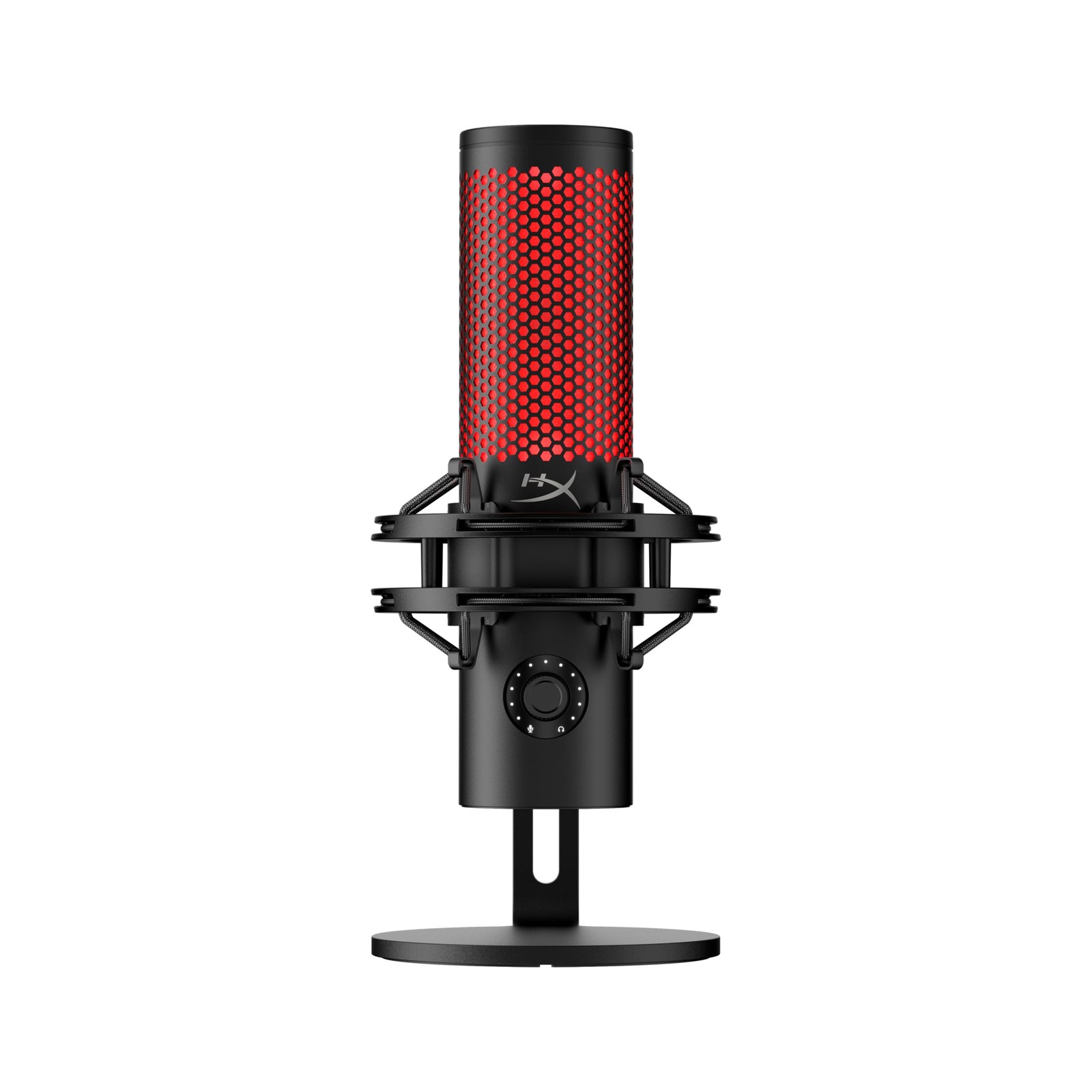 HyperX QuadCast 2 – USB Microphone for Gaming, Streaming and Medium, Black