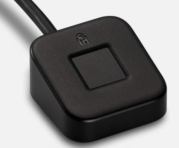 Kensington VeriMark Desktop USB-A/USB-C Windows Hello Fingerprint Key FIDO U2F