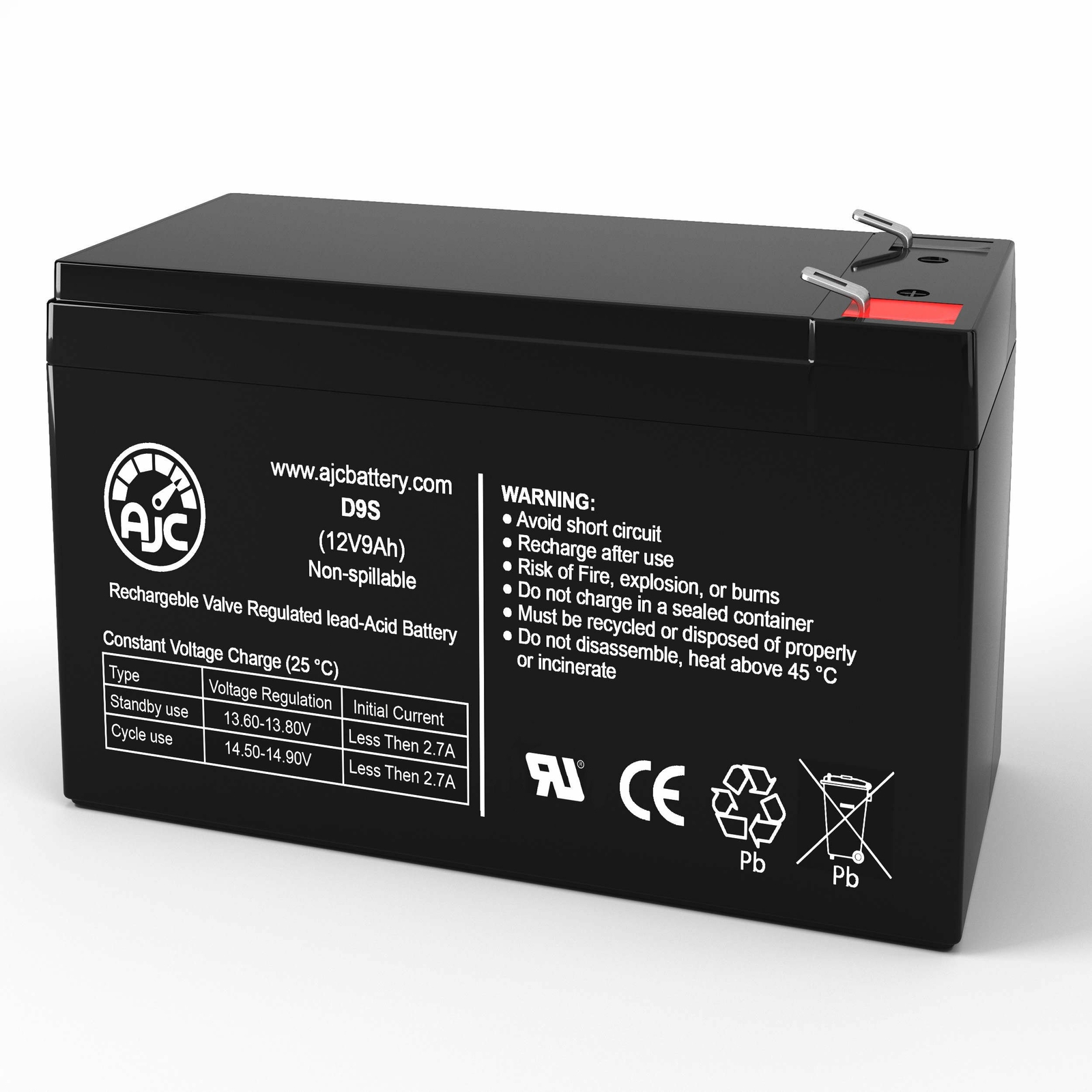 AJC Battery Compatible with Eaton Powerware PW5115 1000 USB 12V 9Ah UPS Battery