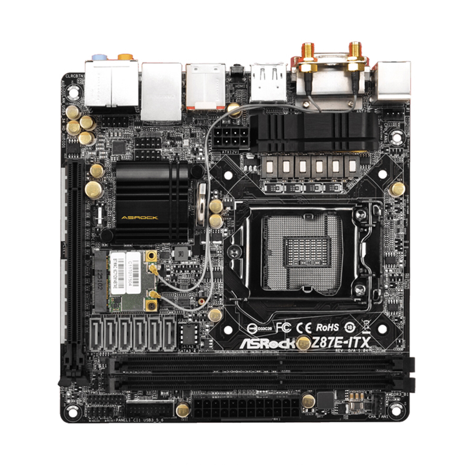 For ASROCK Z87E-ITX Motherboard LGA 1150 DDR3 Mini-ITX Mainboard