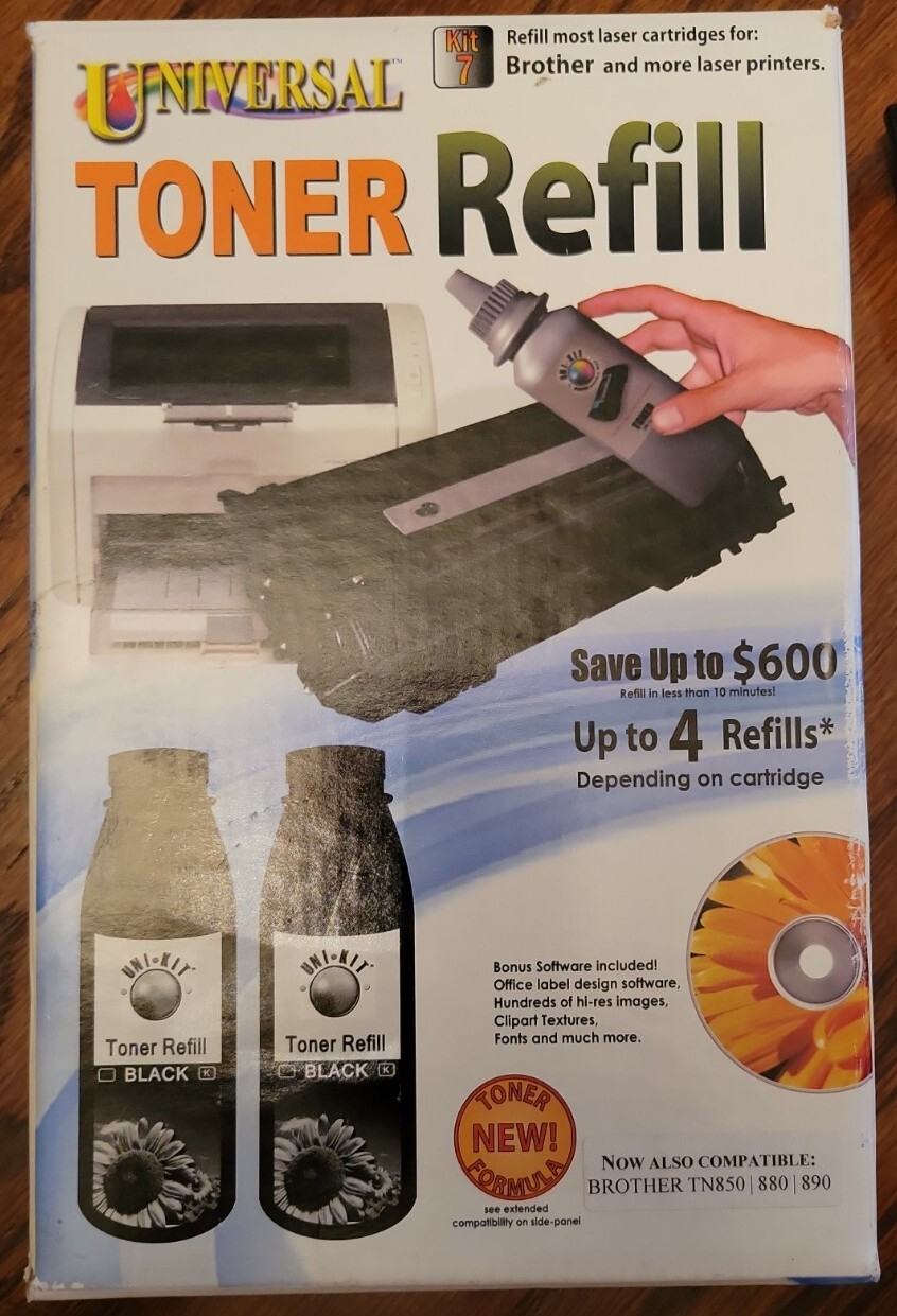 Universal Toner Refill Kit 7