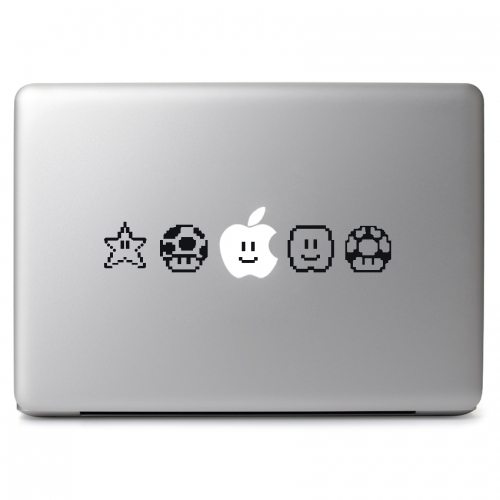 Cute Mario Character for Macbook Air Macbook Pro Laptop Vinyl Decal Sticker