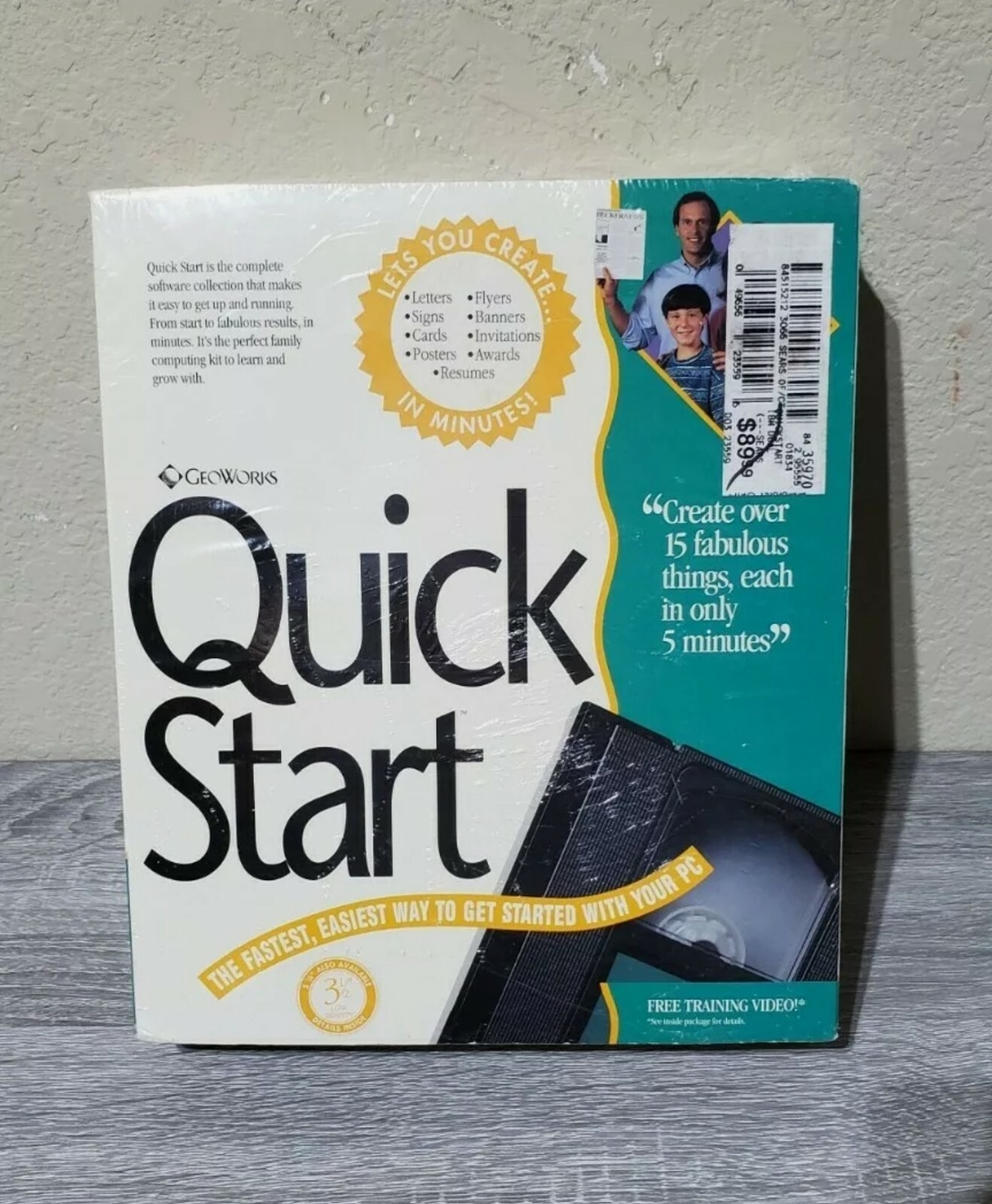 GeoWorks Quick Start Software Bundle Vintage 1990s New Sealed