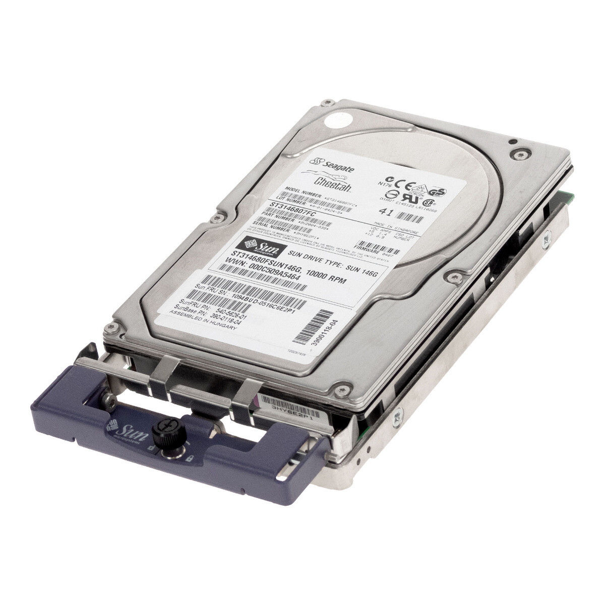 SUN MICROSYSTEMS ST314680FSUN146G 146GB FC ST3146807FC 540-5626-01 390-0118-04 