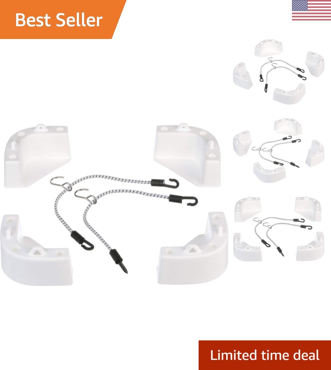 Durable Cooler Mounting Kit with Straps - Fits All Sizes & Easy to Install