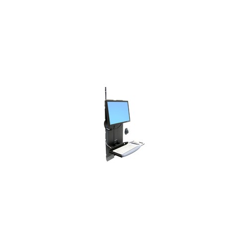 ERGOTRON STOCK 60-593-195 STYLEVIEW VERTICAL LIFT HIGH-TRAFFIC AREA VERSION BLAC