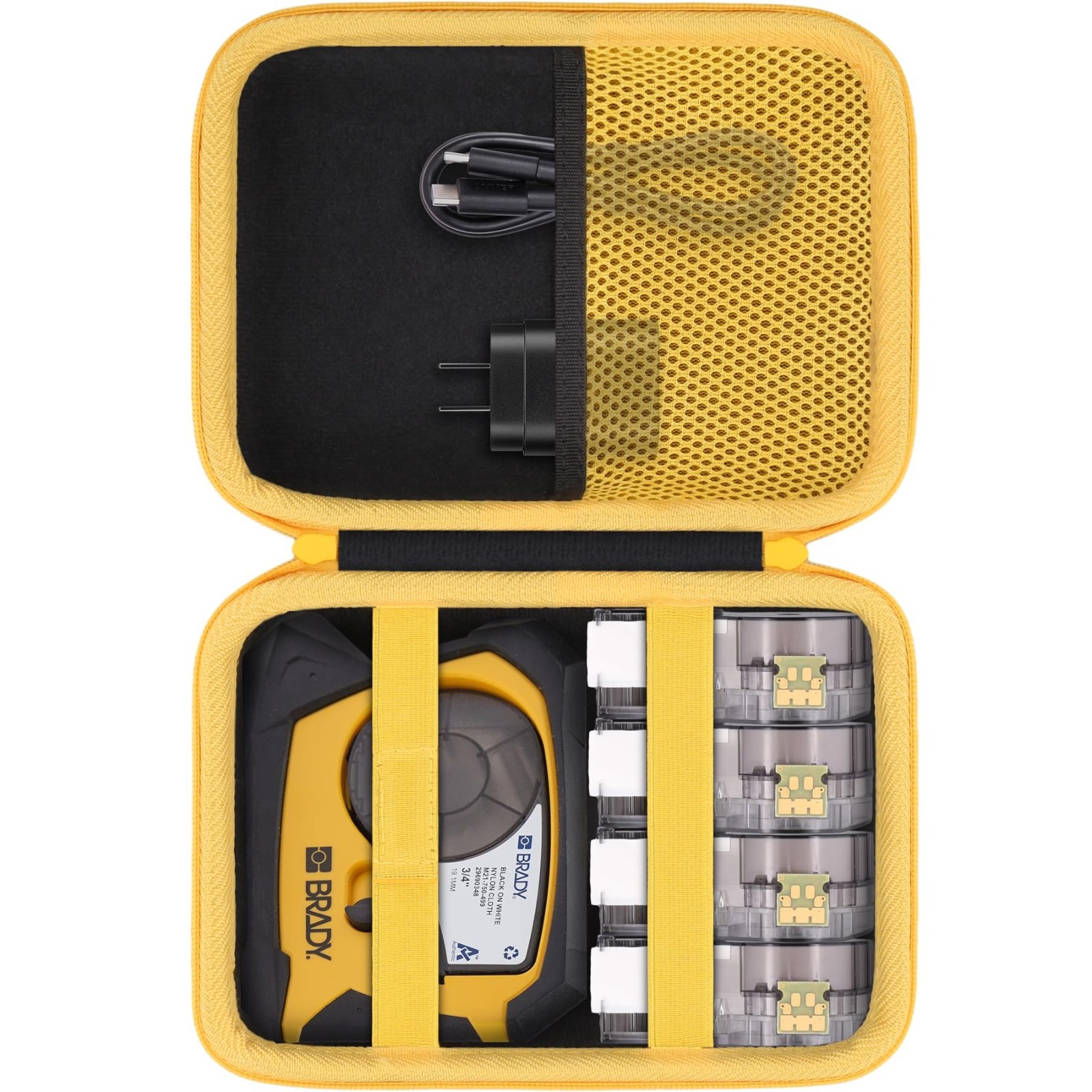 Durable Hard Case for Portable Bluetooth Monochrome Label Printer - Protective S