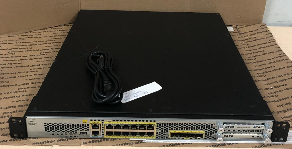 Cisco FPR-2120 W/RACK EARS & 100GB SSD (TESTED)