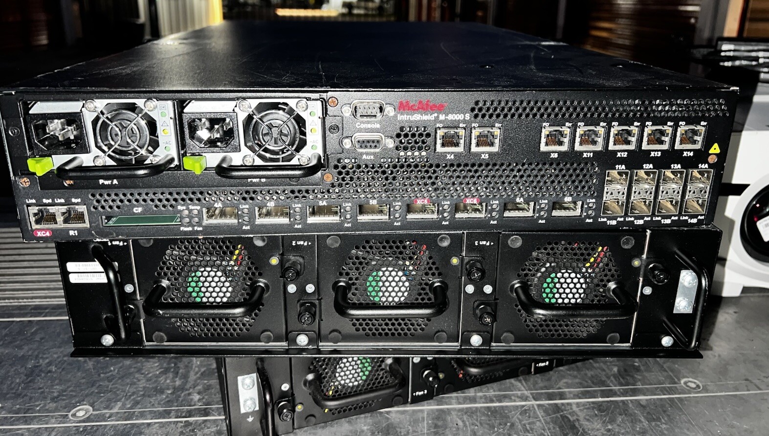  MCAFEE INTRUSHIEID NETWORK SECURITY PLATFORM   M-8000 S