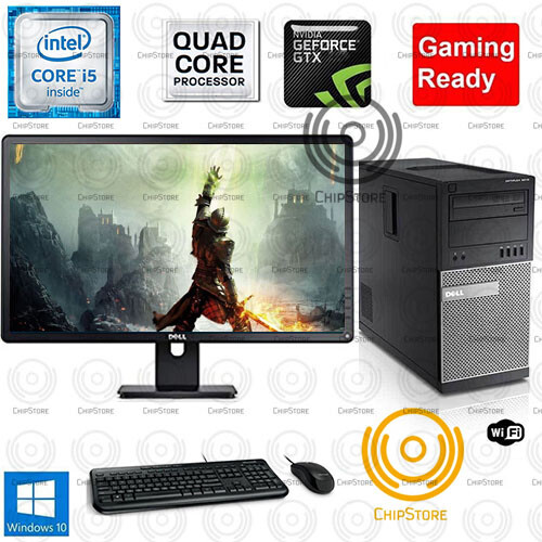 Fortnite GTA Gaming PC Desktop Computer Quad Core i5 750TI 8GB 1TB Win10 Bundle