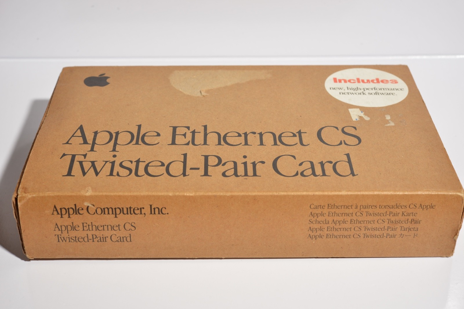 Apple Ethernet CS Twisted Pair 10BASE-T Ethernet Comm Slot I Card 820-0607-A NOS