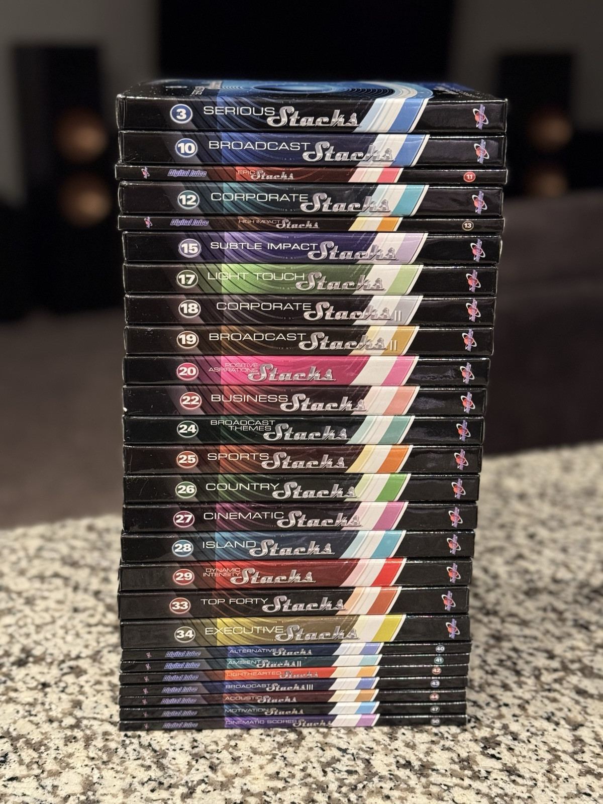 Digital Juice Stacks StackTraxx (Lot of 26) Stack Tracks Layered Digital Music