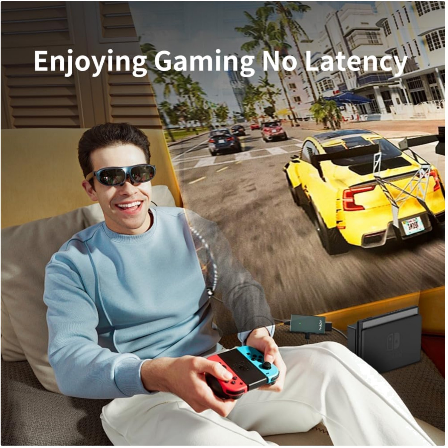 Portable HDMI Adapter for PS5/4, Xbox, Laptop - Dark Green/`