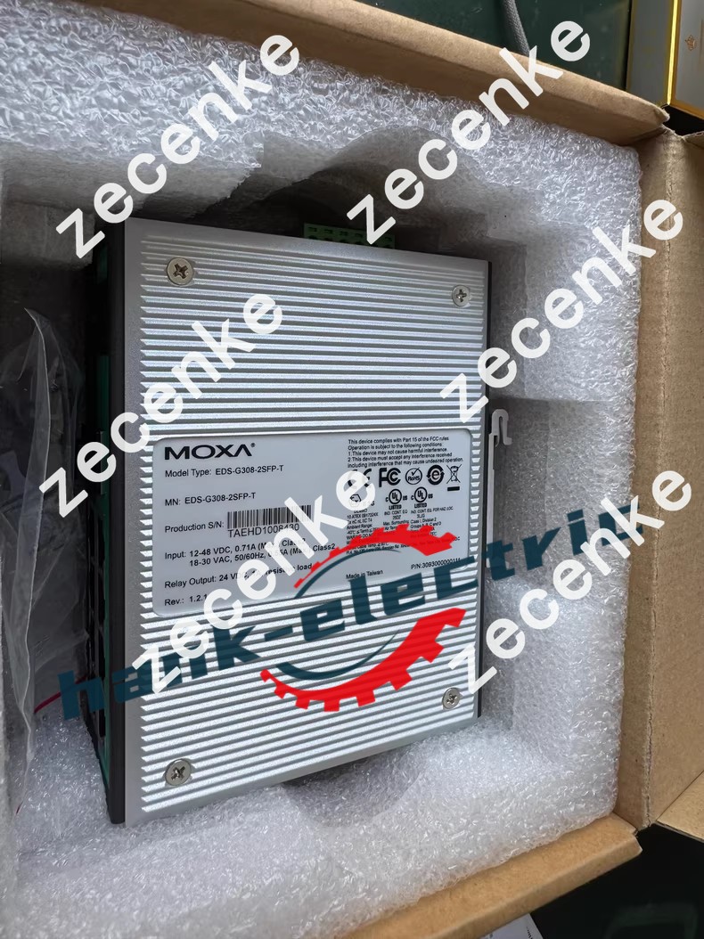 1PCS NEW MOXA Industrial Switch EDS-G308-2SFP-T Fast shipping DHL Spot Goods